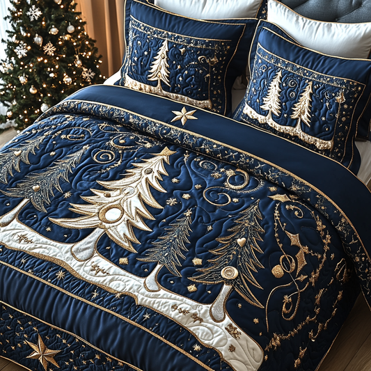 Christmas Tree TAI141124187 Quilt Bedding Set