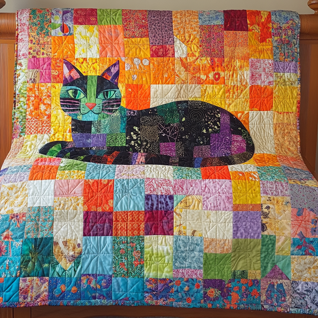 Cat TAI260924026 Quilt Blanket