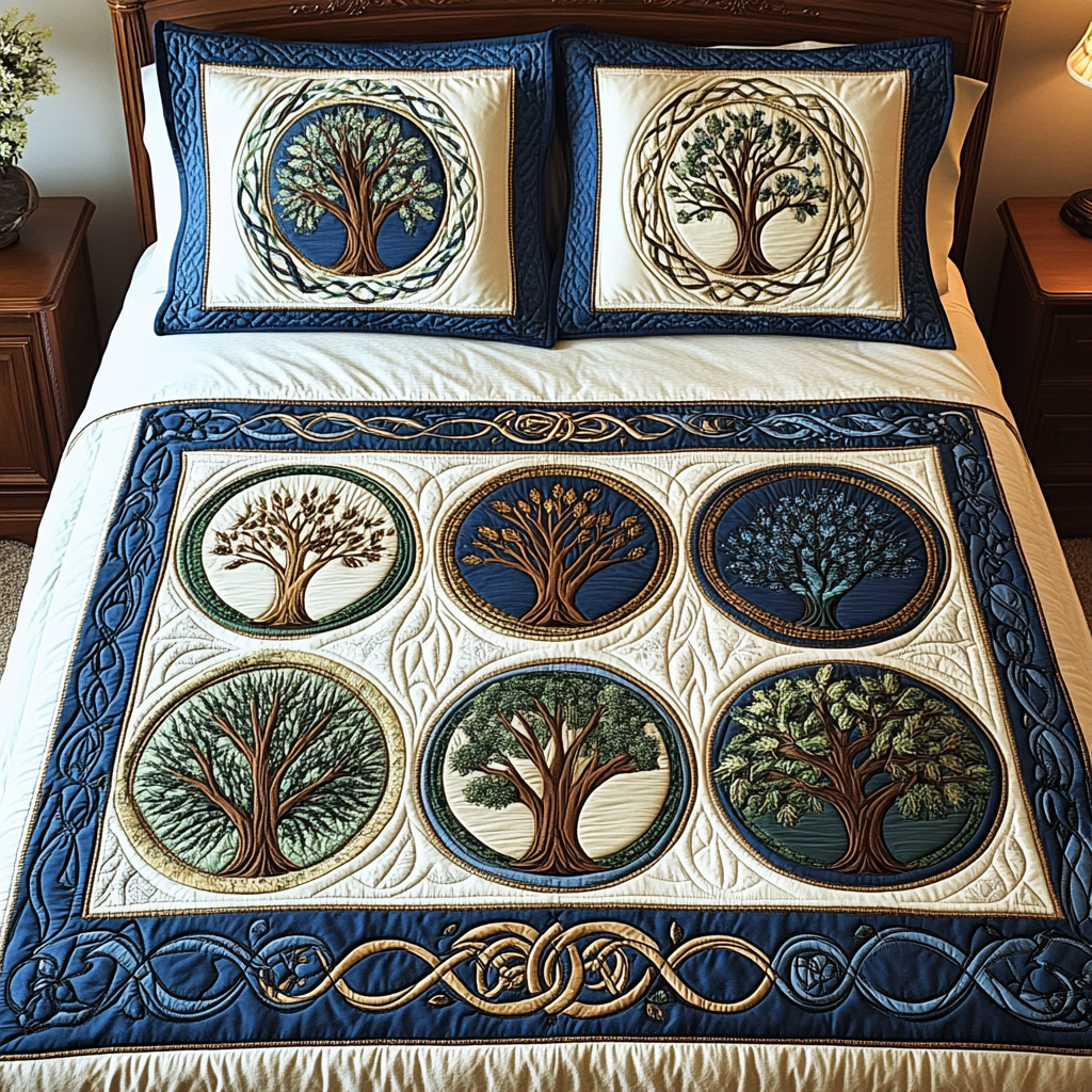 Tree Of Life TAI101224514 Quilt Bedding Set