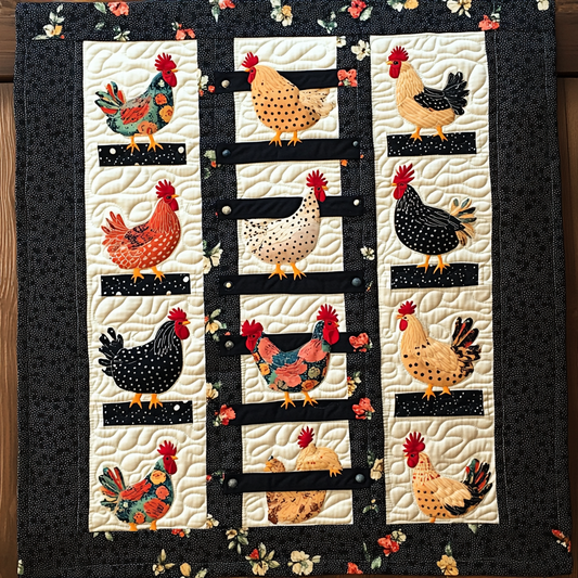 Chicken TAI041024457 Quilt Blanket