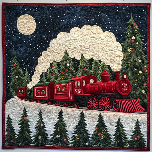 Christmas Train DAI141124558 Quilt Blanket