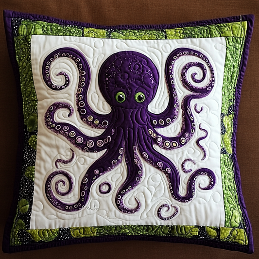 Octopus DAI230924188 Quilted Pillow Case