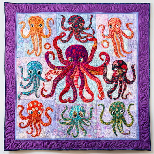 Octopus DAI040924219 Quilt Blanket