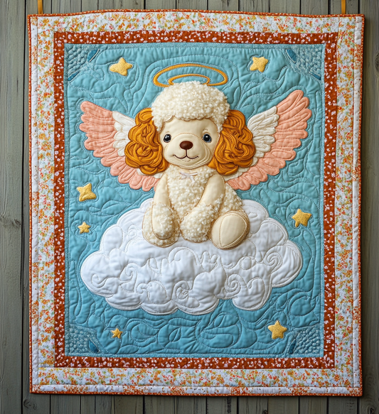 Poodle Angel DAI090125201 Quilt Blanket