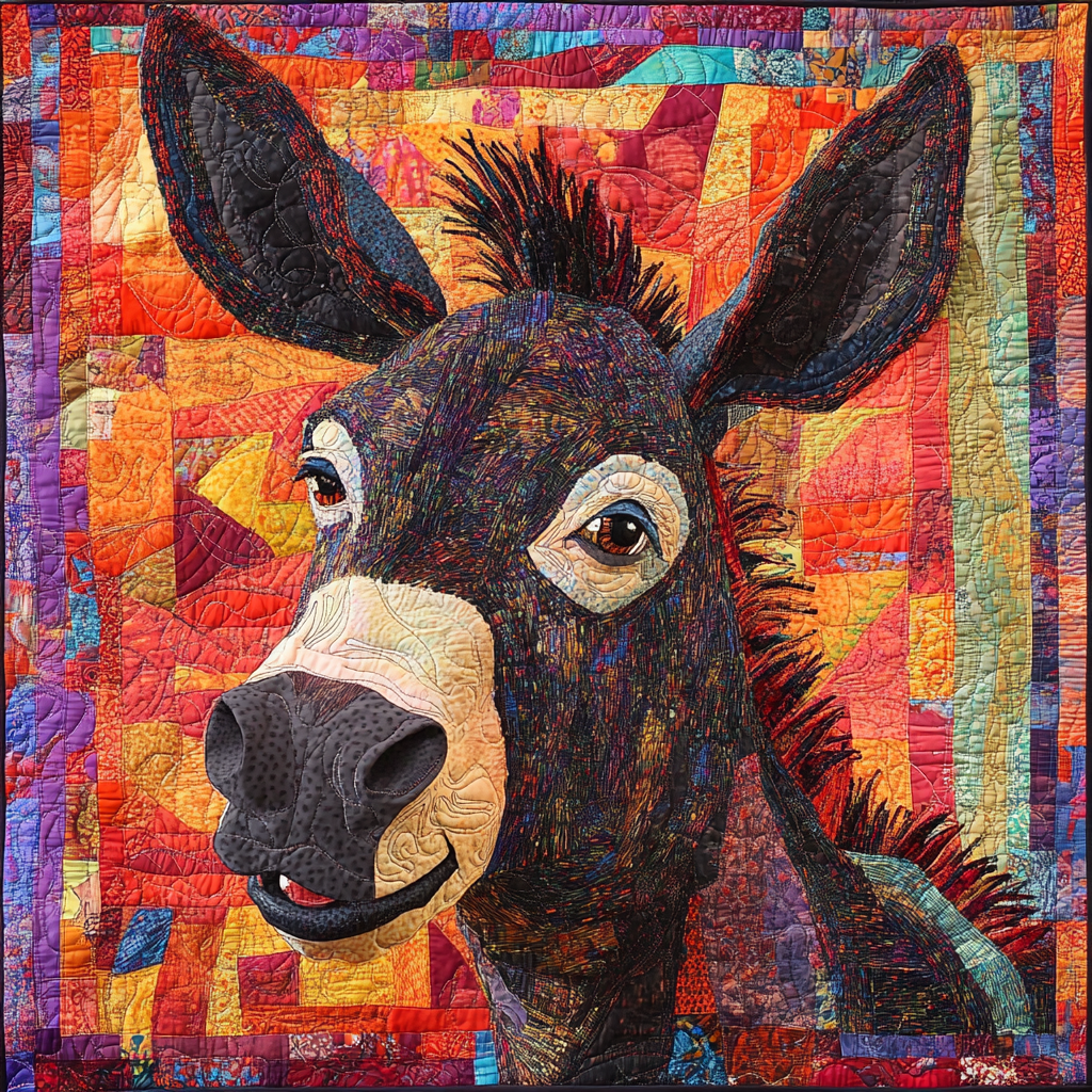 Donkey DAI090125233 Quilt Blanket