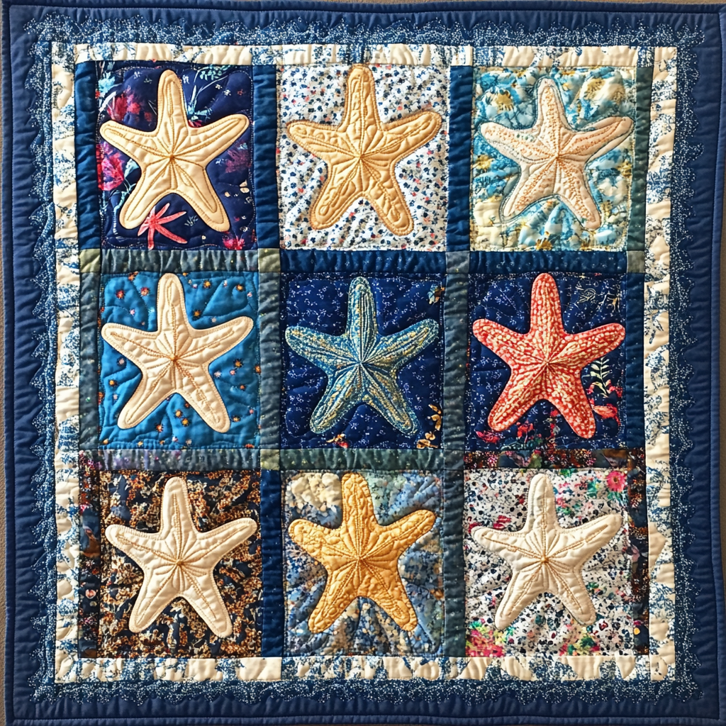 Starfish DAI25102472 Quilt Blanket