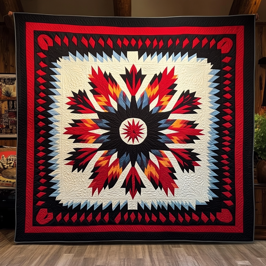 Native American TAI091024237 Quilt Blanket