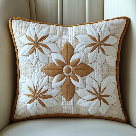 Flower TAI181024430 Quilted Pillow Case