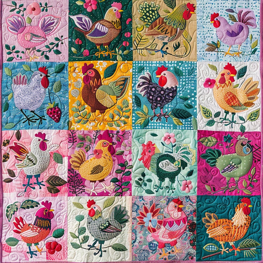 Chicken TAI030524017 Quilt Blanket