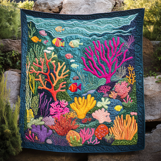 Coral Reef DAI150125090 Quilt Blanket