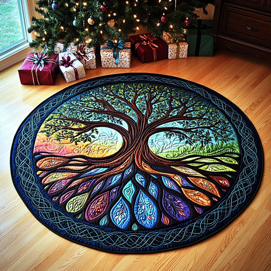 Tree Of Life TAI101224616 Quilted Tree Skirt