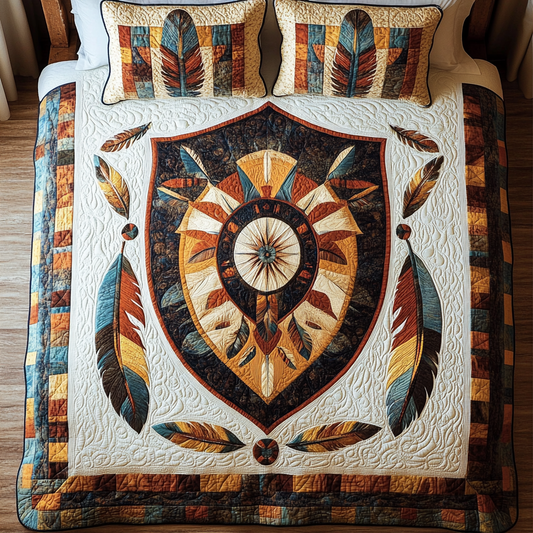 Native American Shield DAI171224169 Quilt Bedding Set