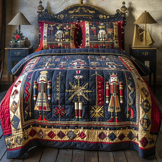 Christmas Nutcracker TAI251124156 Quilt Bedding Set