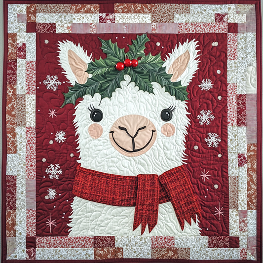 Christmas Alpaca DAI201124432 Quilt Blanket