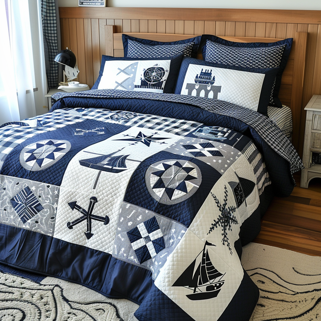 Nautical TAI040624067 Quilt Bedding Set