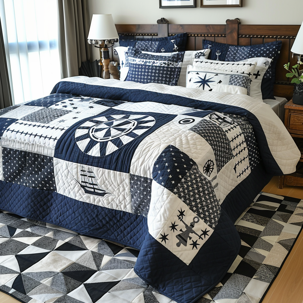 Nautical TAI040624061 Quilt Bedding Set