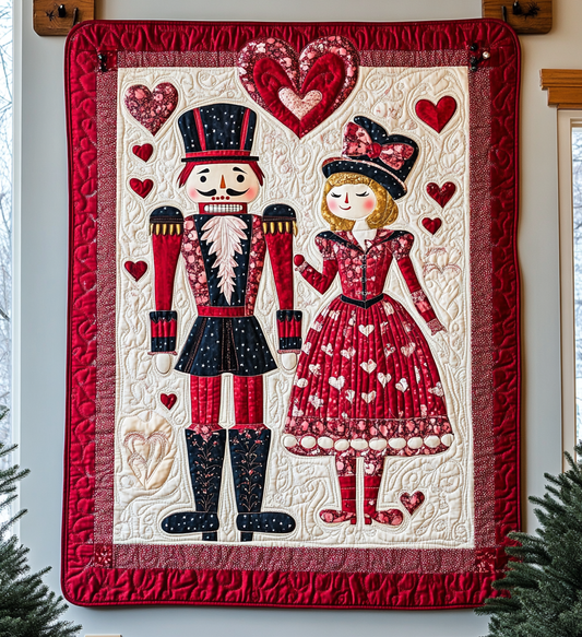 Valentine Nutcracker DAI090125132 Quilt Blanket