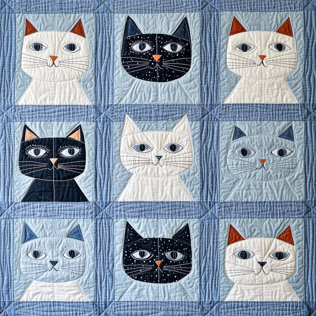 Cat DAI070824017 Quilt Blanket