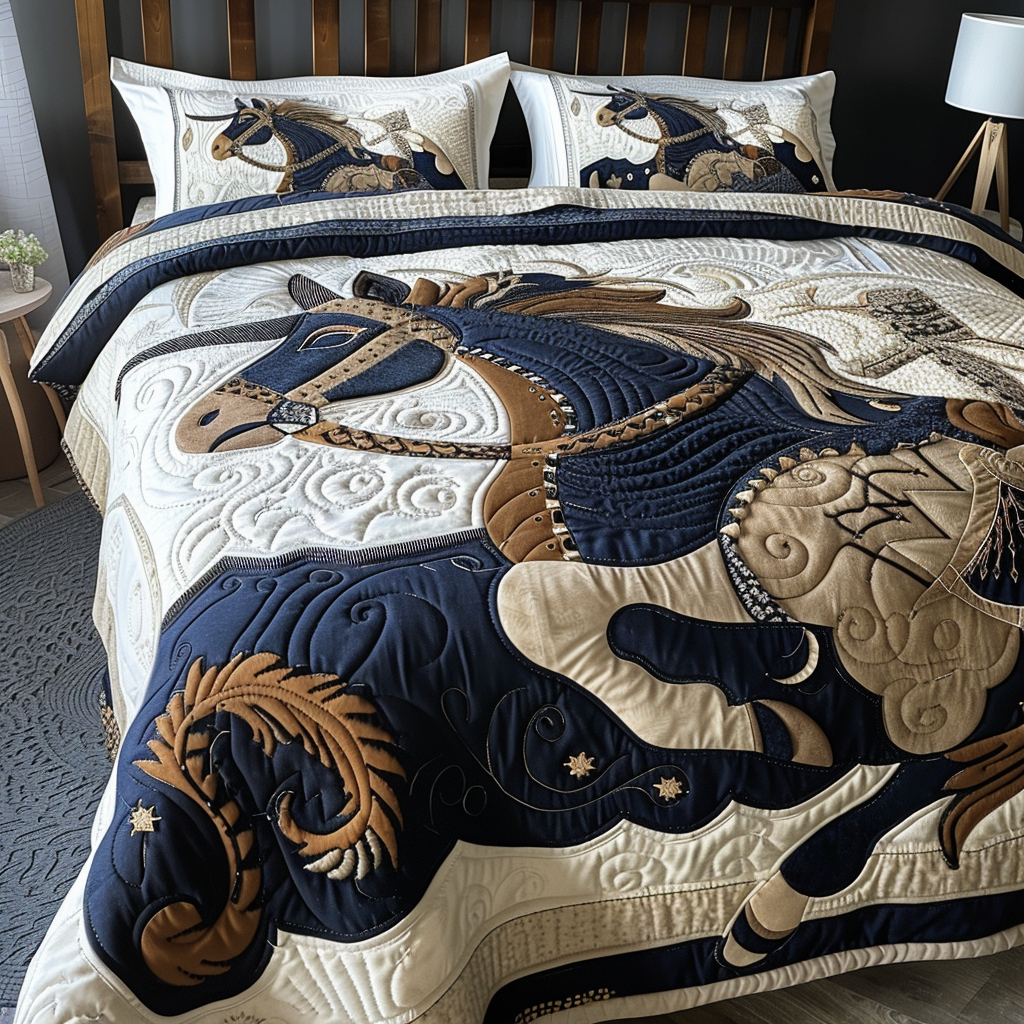 Horse TAI170724114 Quilt Bedding Set