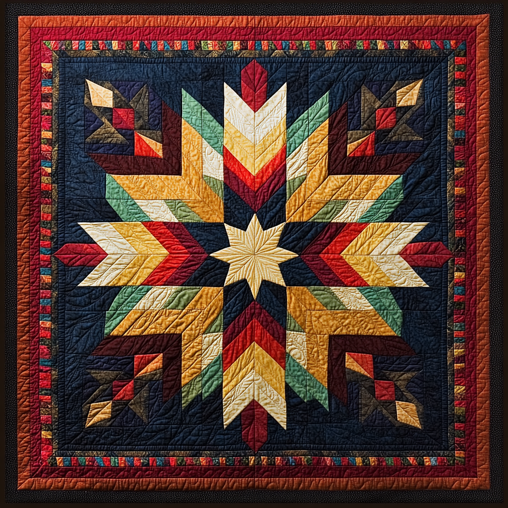 Native American Star DAI040924200 Quilt Blanket