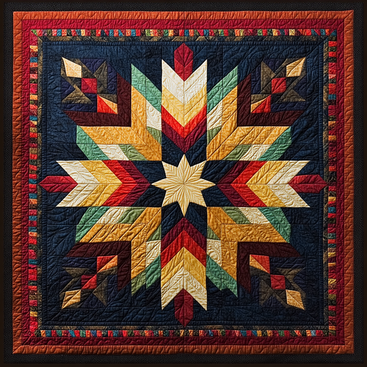 Native American Star DAI040924200 Quilt Blanket