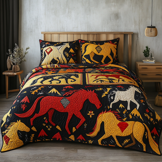 Native Horse TAI080824043 Quilt Bedding Set