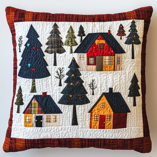 Christmas Village DAI230924207 Quilted Pillow Case