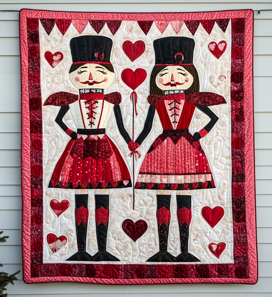 Valentine Nutcracker DAI090125131 Quilt Blanket