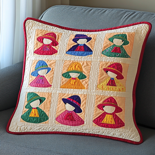 Sunbonnet Sue DAI200125305 Quilted Pillow Case