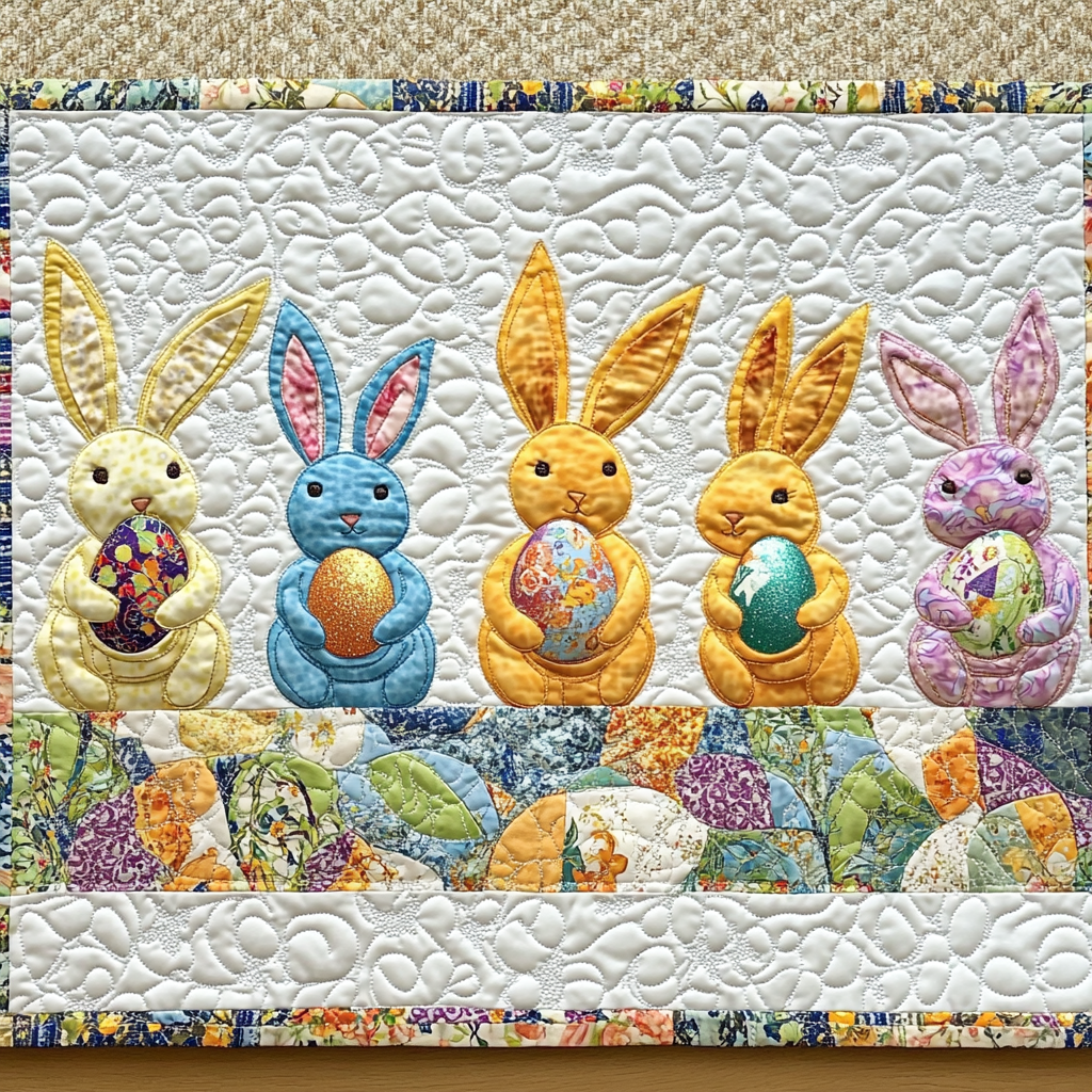 Easter Bunny DAI241224020 Quilted Placemats