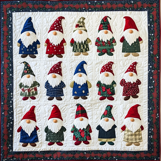 Christmas Gnome TAI260924067 Quilt Blanket