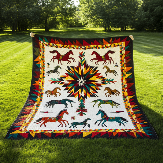 Native Horse TAI041024445 Quilt Blanket