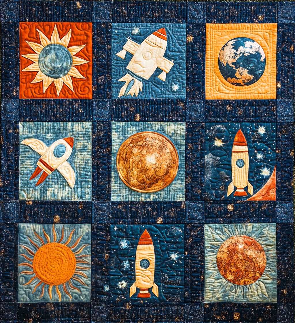 Outer Space DAI301224077 Quilt Blanket