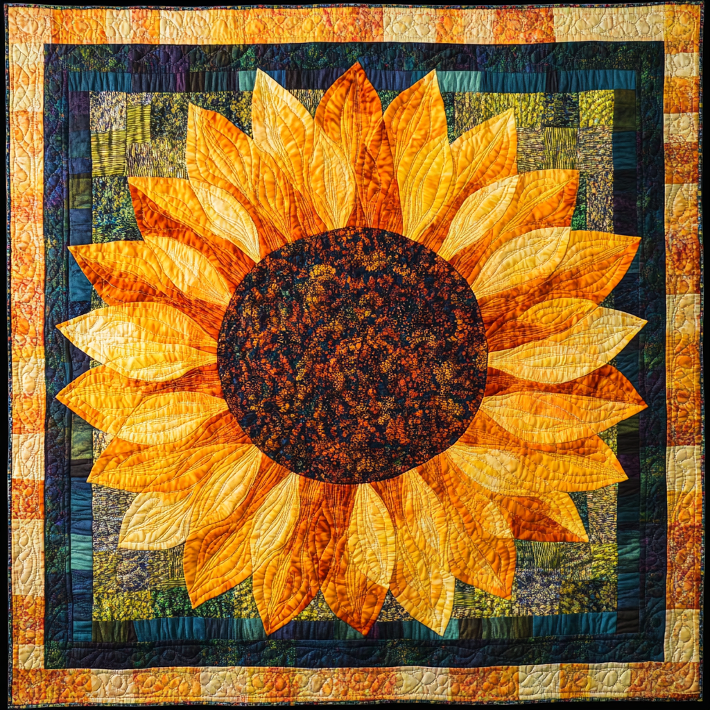 Sunflower DAI010824089 Quilt Blanket