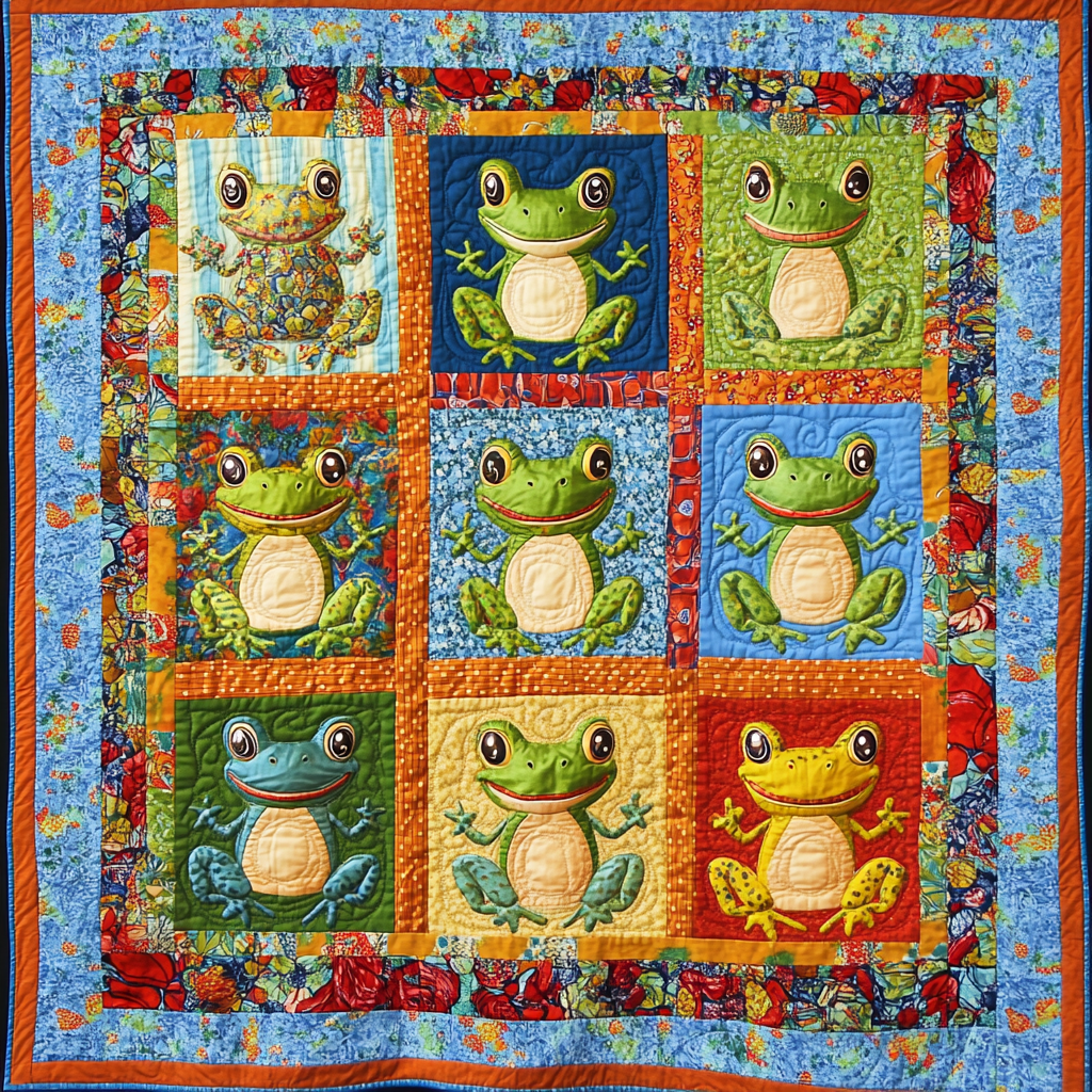 Frog TAI01102452 Quilt Blanket