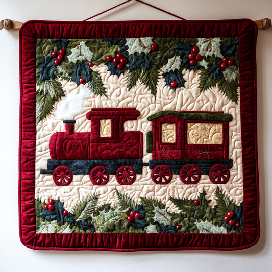 Christmas Train DAI141124547 Quilt Blanket