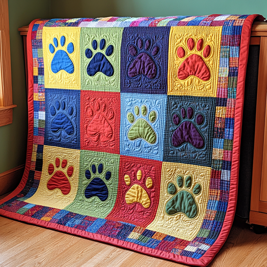 Dog Paw DAI241224314 Quilt Blanket