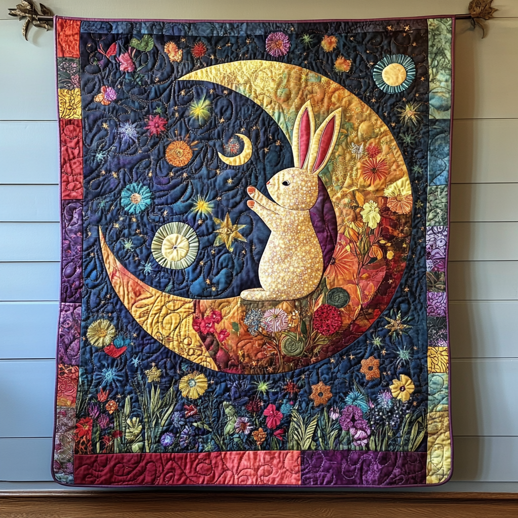 Celestial Bunny DAI301224119 Quilt Blanket