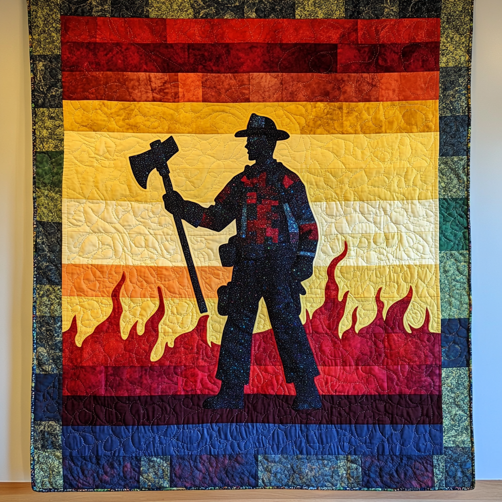 Fireman DAI281124097 Quilt Blanket