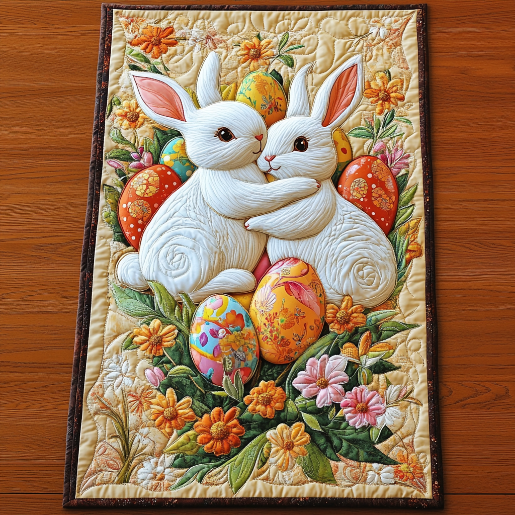 Easter Bunny DAI090125291 Quilted Table Runner