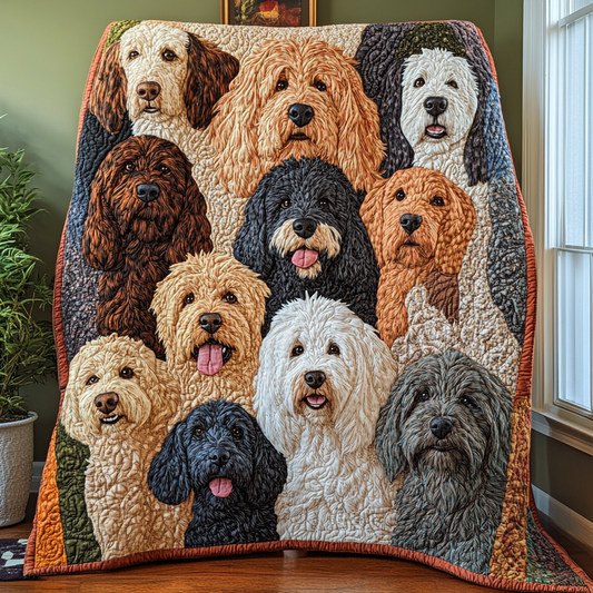 Doodle Dogs TAI111124203 Quilt Blanket