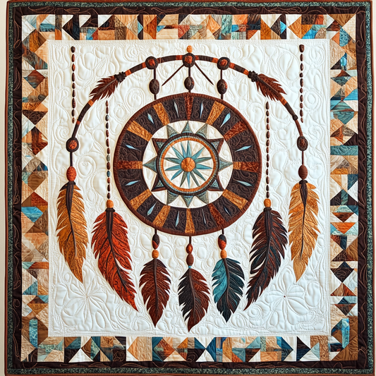 Native American Dreamcatcher DAI101224067 Quilt Blanket