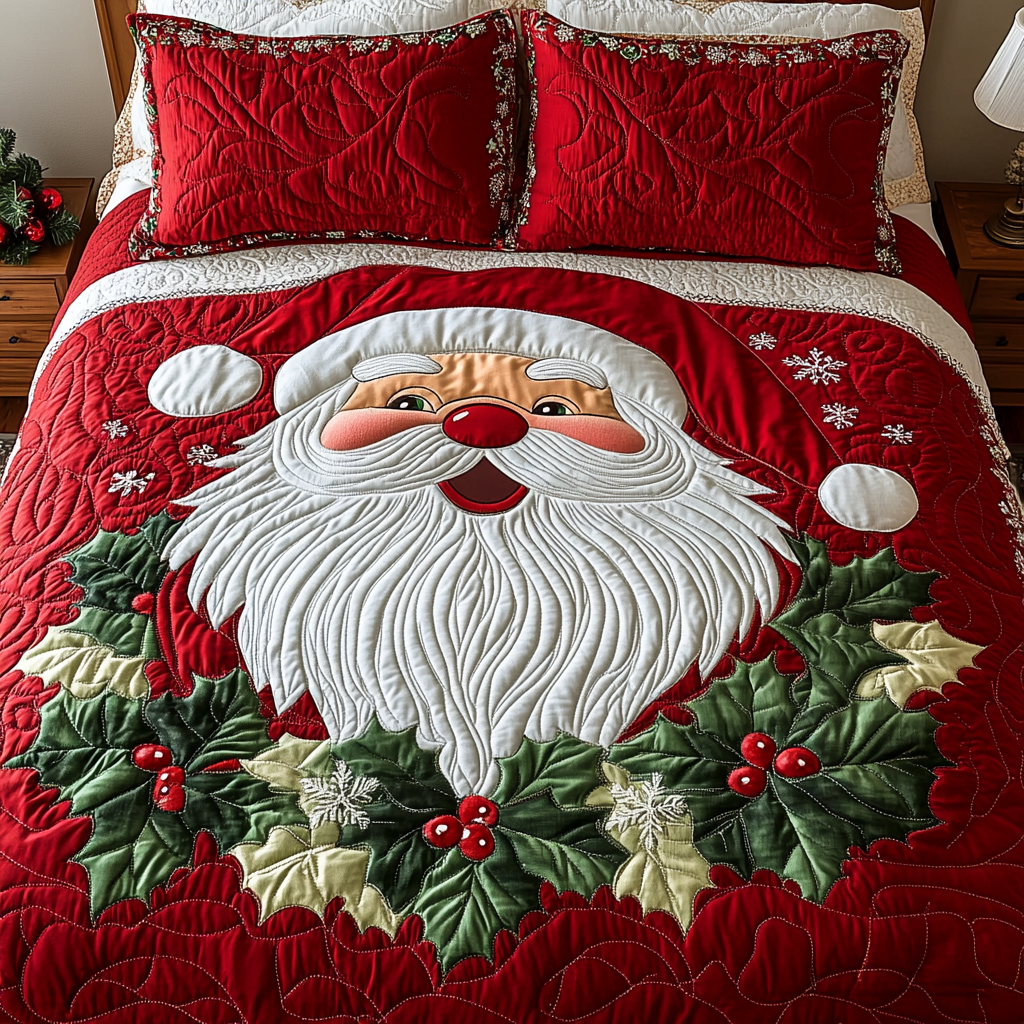 Christmas Santa TAI141124051 Quilt Bedding Set