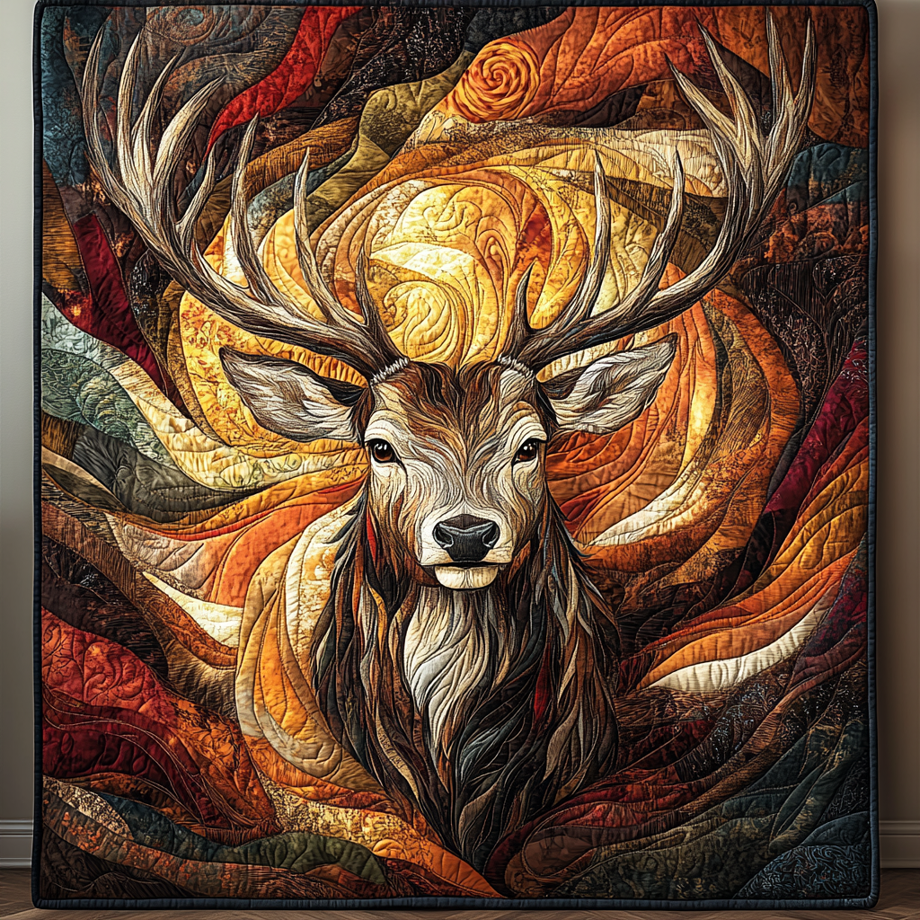 Majestic Deer TAI201124390 Quilt Blanket