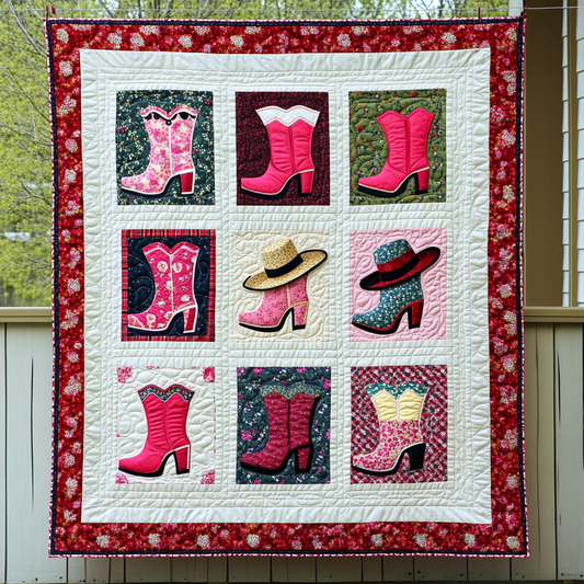 Cowgirl DAI090125124 Quilt Blanket