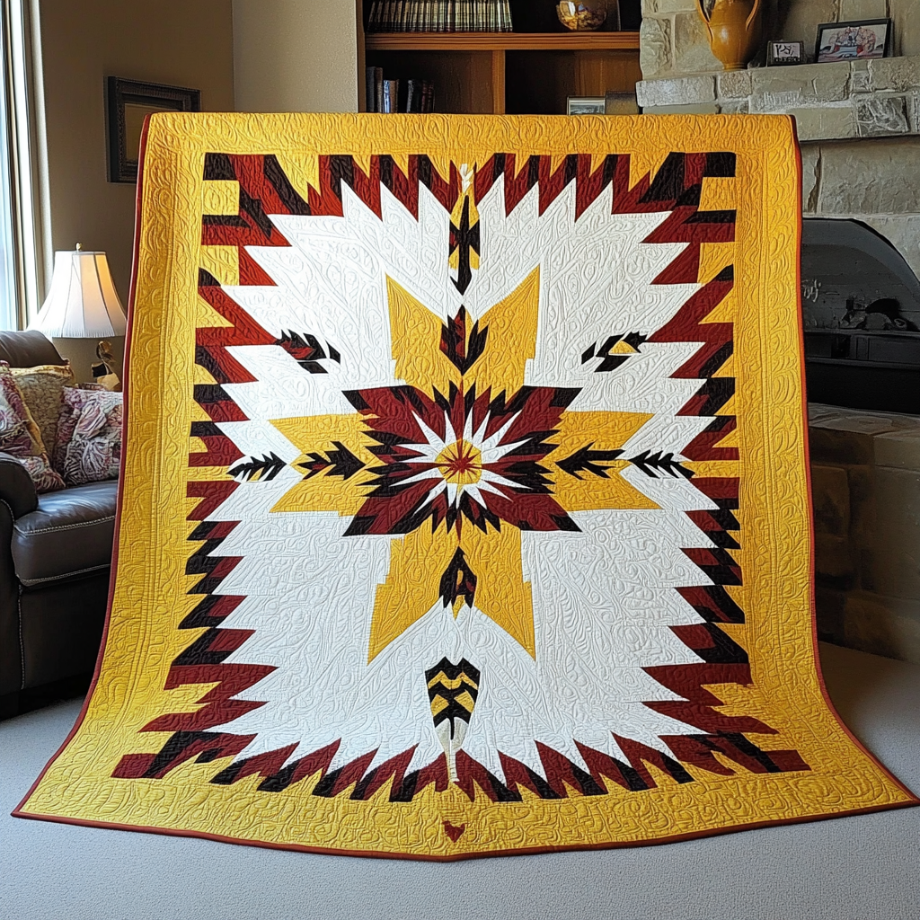 Native American TAI091024238 Quilt Blanket