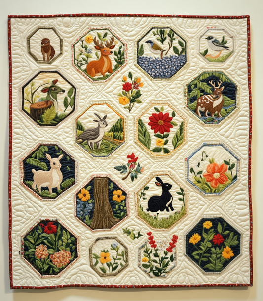 Woodland Whimsy DAI221024015 Quilt Blanket