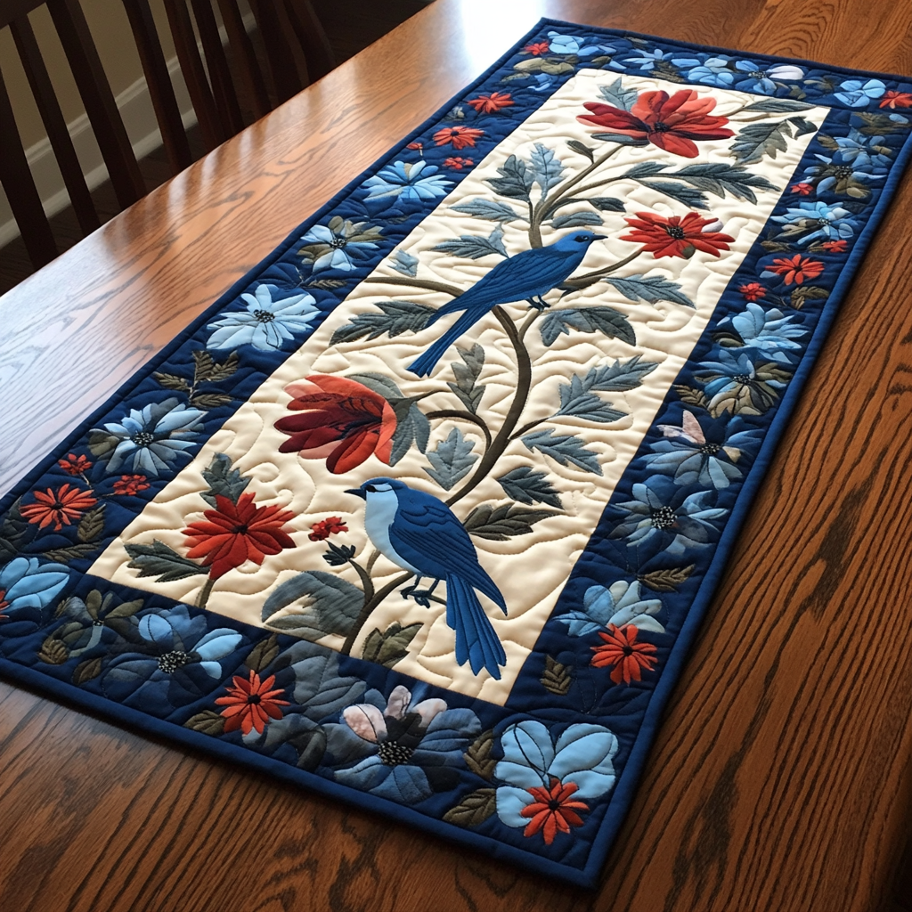Blue Jay DAI040225485 Quilted Table Runner