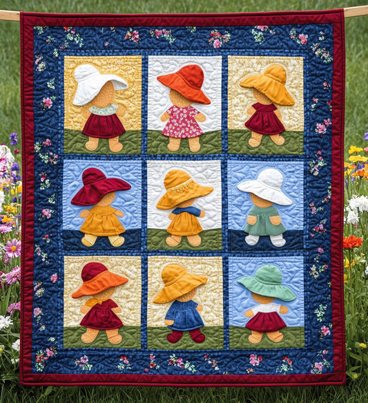 Sunbonnet Sue DAI200125240 Quilt Blanket