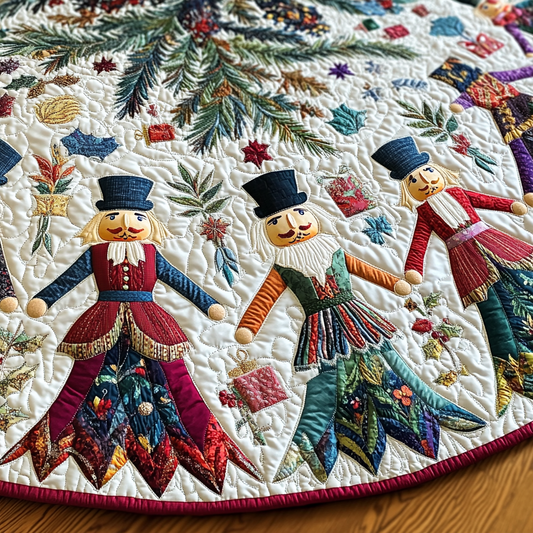 Christmas Nutcracker TAI021024254 Quilted Tree Skirt